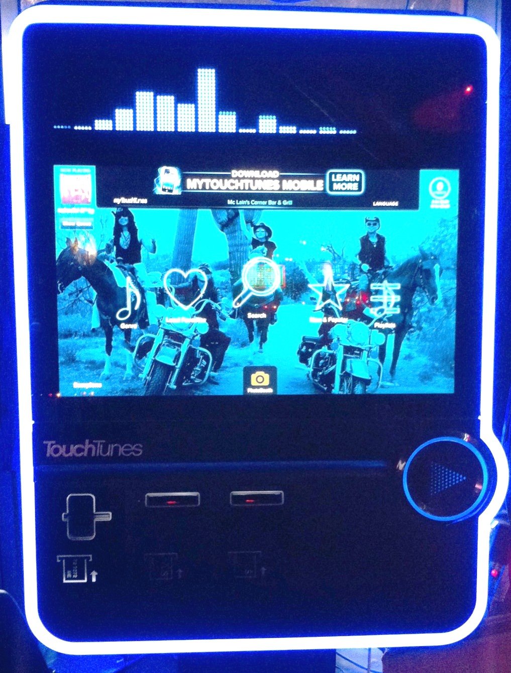 TouchTunes jukebox